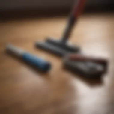 Essential Tools for Care Essential cleaning tools laid out for hardwood floor maintenance
