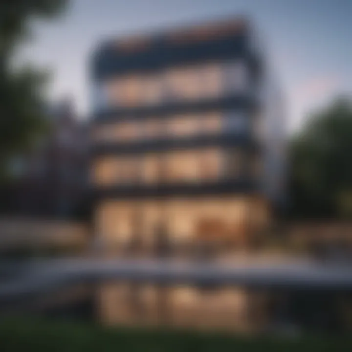 A modern residential building reflecting the evolving real estate trend in Philadelphia