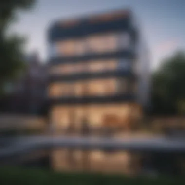 Modern Residential Trends A modern residential building reflecting the evolving real estate trend in Philadelphia