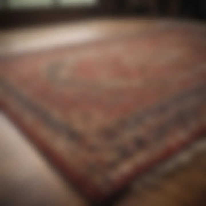 Post-cleaning care of a beautifully restored rug