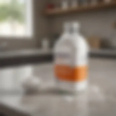 Box of baking soda on a kitchen counter