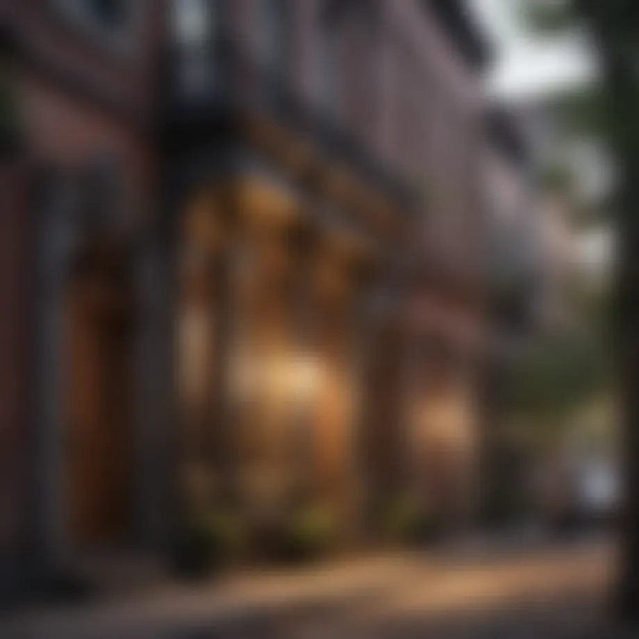 Charming street in Old City Philadelphia showcasing historic architecture