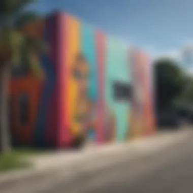 Vibrant street art in Wynwood