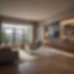 Interior view of a multifamily home with tenants