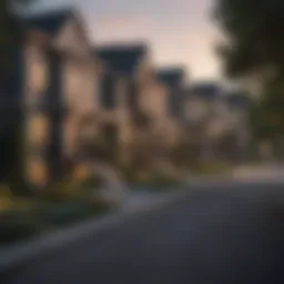 An overview of small multifamily properties in a suburban setting.