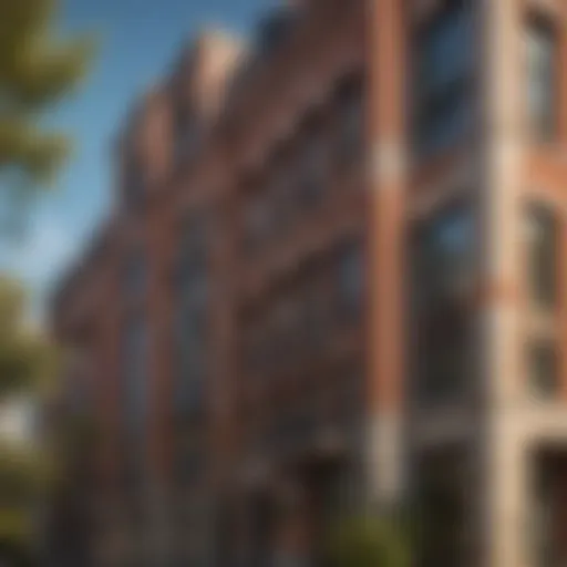 Stunning architectural facade of Capitol Bell Apartments
