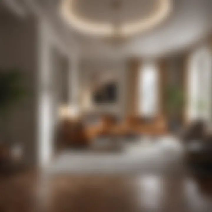 Sophisticated interior of a Capitol Bell Apartment