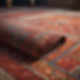 A well-maintained carpet showcasing vibrant colors