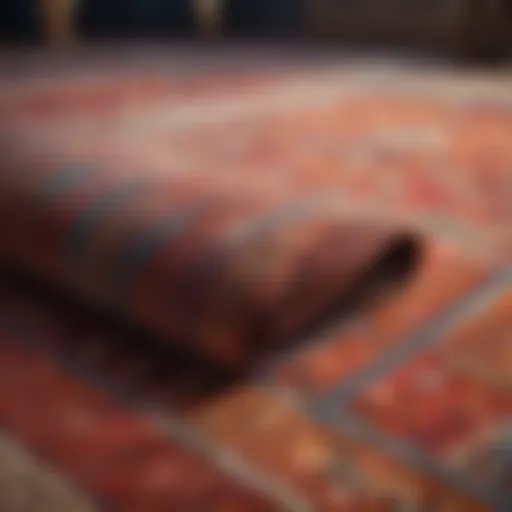 A well-maintained carpet showcasing vibrant colors