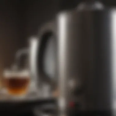 Transformation of a Percolator Before and after comparison of a percolator