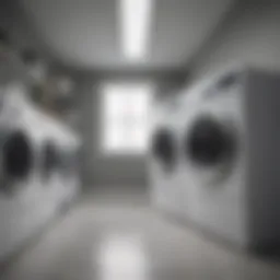 Interior view of a clean Kenmore dryer drum