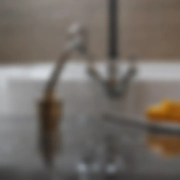 A collection of essential tools for maintaining bathtub drains