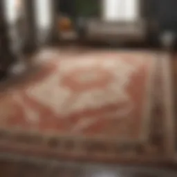 Elegant Safavieh rug displayed in a tastefully decorated room