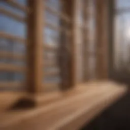 A selection of cleaning tools for wooden blinds