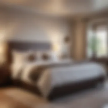 Bedroom Bliss: Cultivating a Peaceful Retreat A clean and serene bedroom with neatly arranged bedding and minimal clutter