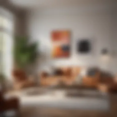 Living Room Revival: Creating an Inviting Atmosphere A bright and airy living room with dust-free furniture and fresh decor