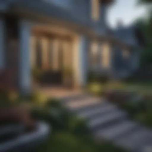 A well-maintained rental property showcasing curb appeal