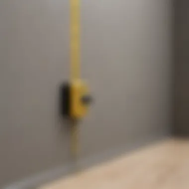 Accurate Wall Measurements Measuring the height and width of a wall with a tape measure