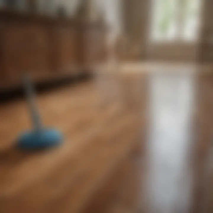 Natural cleaning agents suitable for hardwood floors