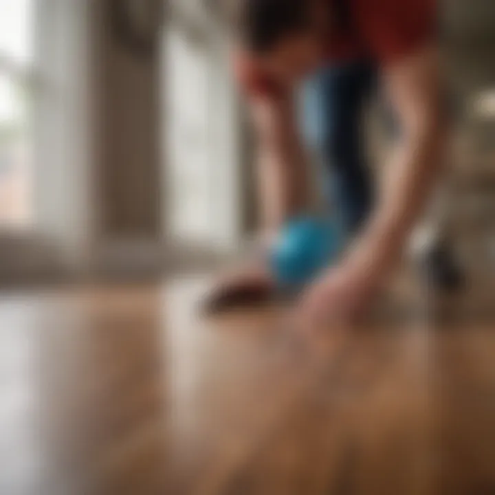 An infographic highlighting maintenance tips for preserving laminate flooring.