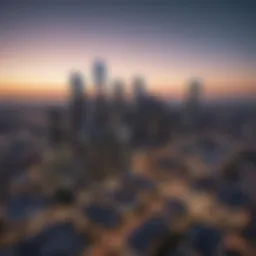 Aerial view of Dallas skyline showcasing modern architecture