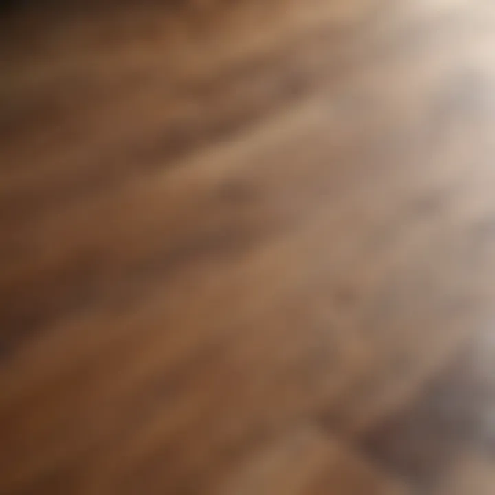 Close-up of wooden floor texture showcasing its grain