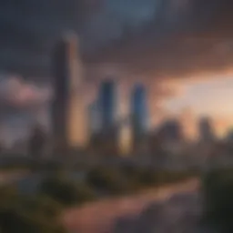 Vibrant skyline of Austin showcasing modern architecture