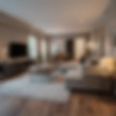 Modern Living Space in Crestmoor Apartments Stylish interior of a Crestmoor Apartment showcasing modern living space
