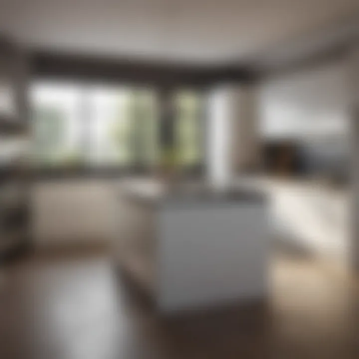 Spotless kitchen with gleaming surfaces and organized cabinets