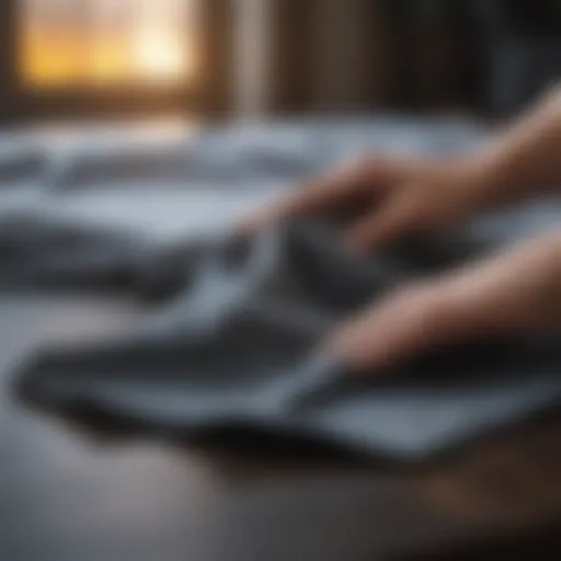 High-quality microfiber cloth for TV cleaning