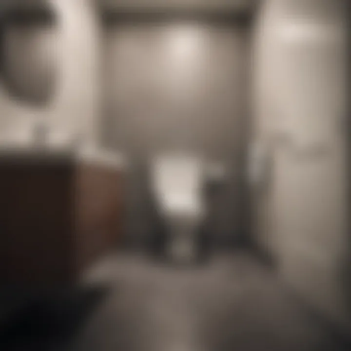 Illustration of preventive measures for toilet maintenance