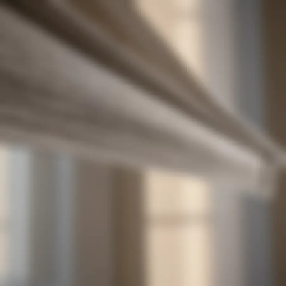 Close-up of dusting blinds with a microfiber cloth