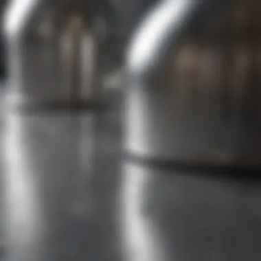 Transformation of Stainless Steel Surfaces Before and after cleaning stainless steel