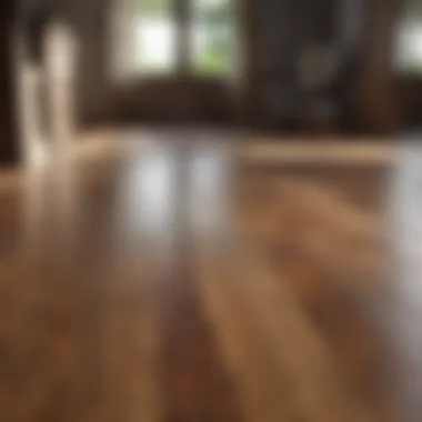 Natural wood floor care products