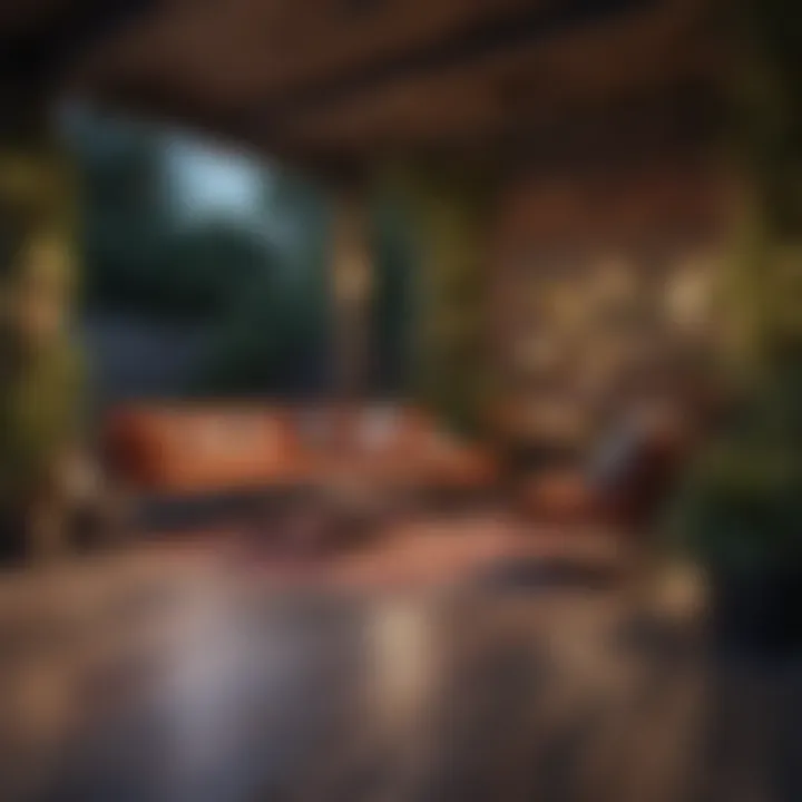 Colorful decor elements enhancing patio aesthetics