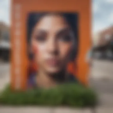 Cultural Street Art in Austin's Emerging Neighborhoods Street art reflecting the cultural vibrancy of a developing area in Austin