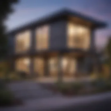Modern Residential Architecture in Denver's Up-and-Coming Areas Modern residential buildings in a Denver neighborhood