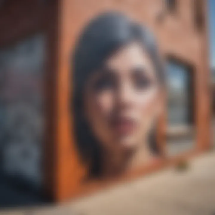Street art showcasing local culture in Denver