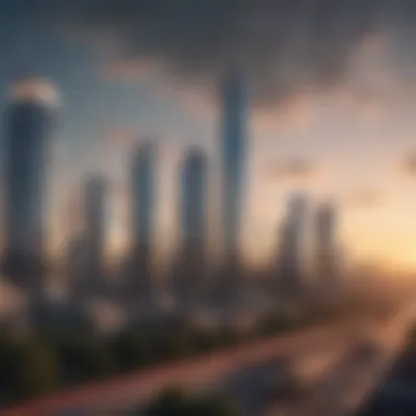 Modern Skylines: Signifying Emerging Property Markets A modern skyline showcasing emerging property markets