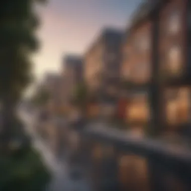 Vibrant Neighborhoods: The Heart of New Developments A vibrant neighborhood with new developments