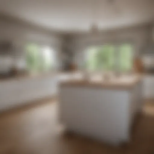 Clean and sanitized kitchen surface