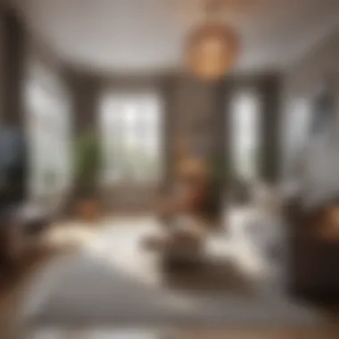 A Comfortable Living Space Cozy living room with stylish furniture and decor