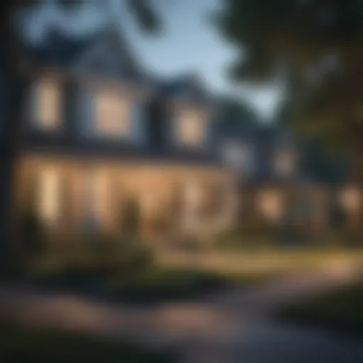 A serene suburban neighborhood showcasing desirable homes