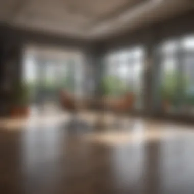 Flexible workspace in a rented environment promoting productivity