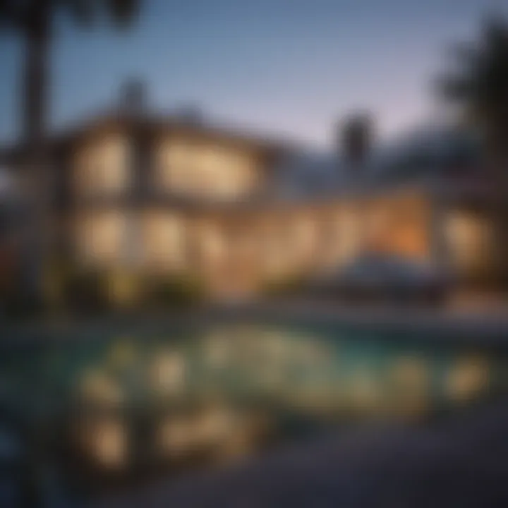 Market trend graph illustrating rental prices in Los Angeles