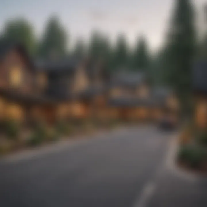 A cozy neighborhood showcasing community features and amenities