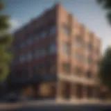 Elegant façade of the Pearl Brewery apartments showcasing architectural beauty
