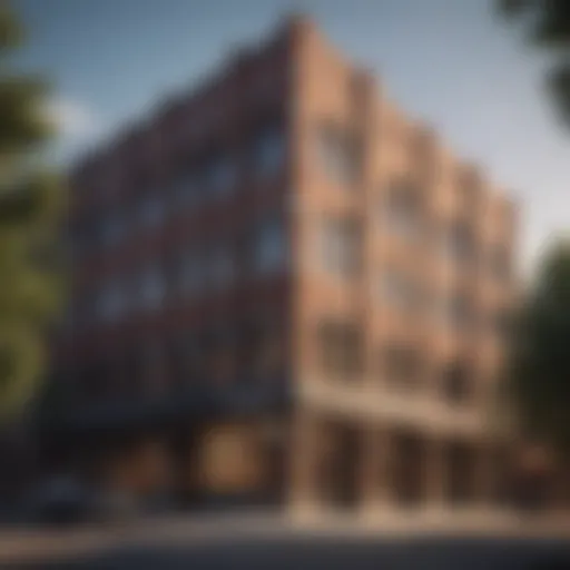 Elegant façade of the Pearl Brewery apartments showcasing architectural beauty