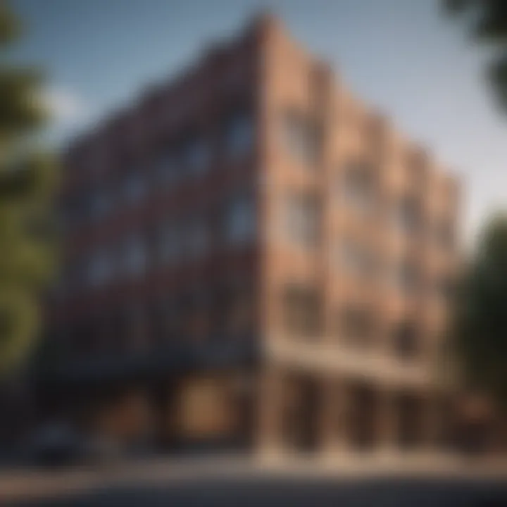 Elegant façade of the Pearl Brewery apartments showcasing architectural beauty