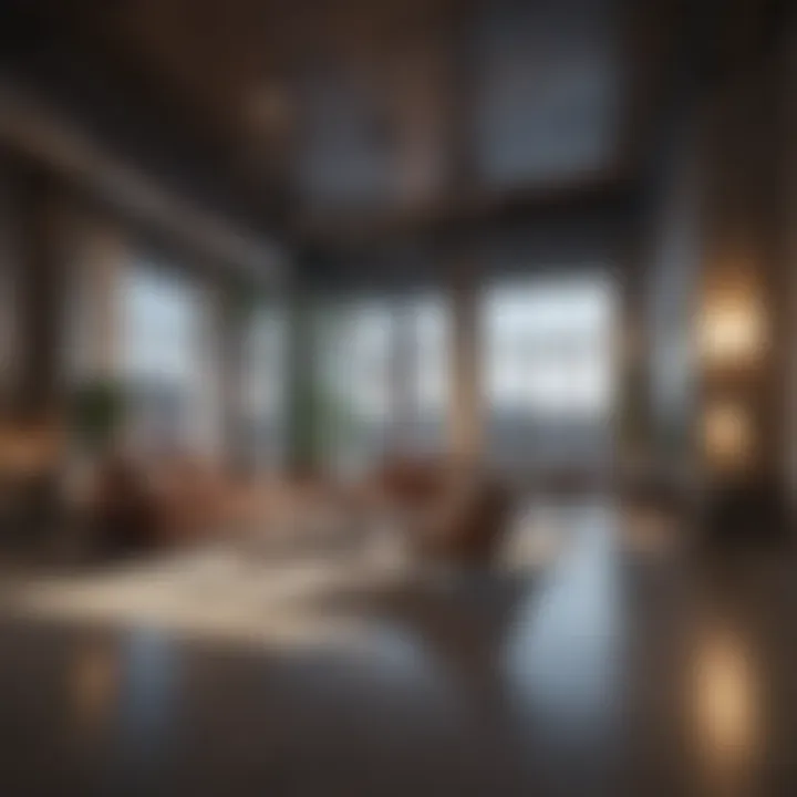 Interior design of a contemporary apartment at Pearl Brewery